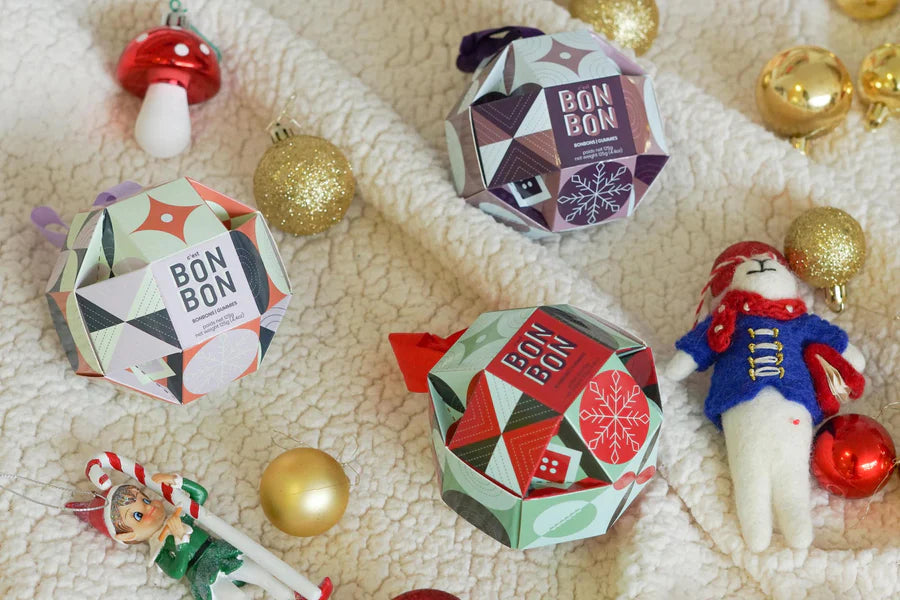 BONBON | Trio d'ornements de Noël
