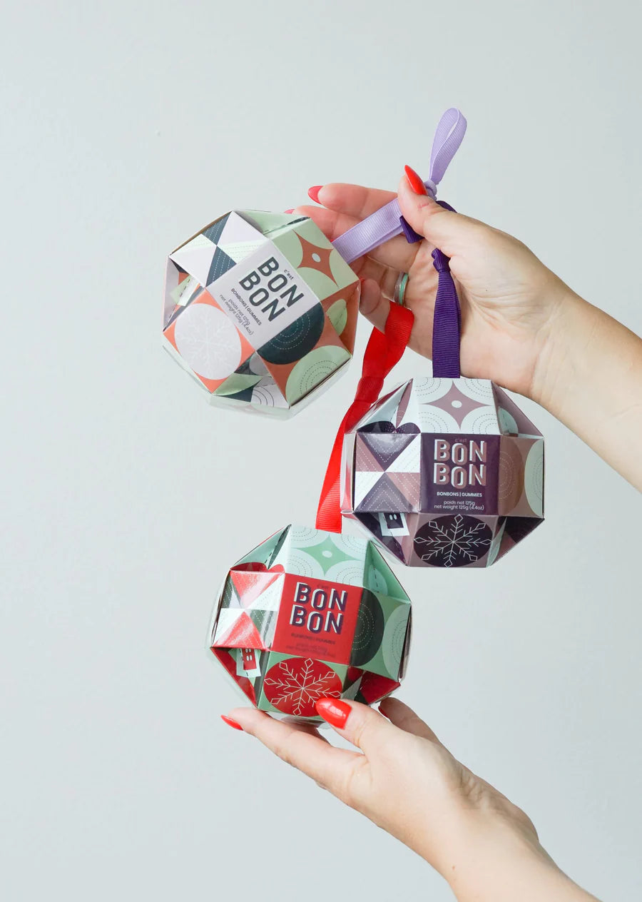 BONBON | Trio d'ornements de Noël
