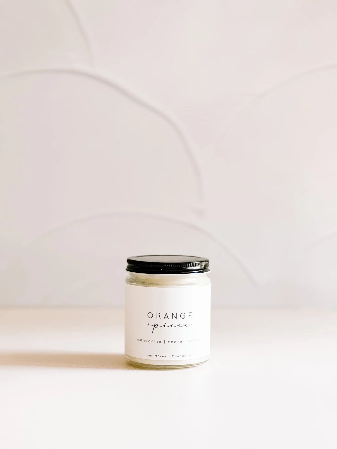 MARÉE CHANDELLES | Chandelle de soya - ORANGE ÉPICÉE