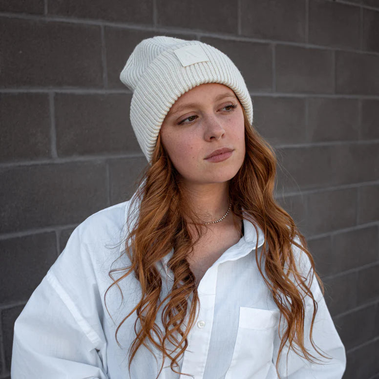 AUDACIEUSE | Tuque blanc cassé