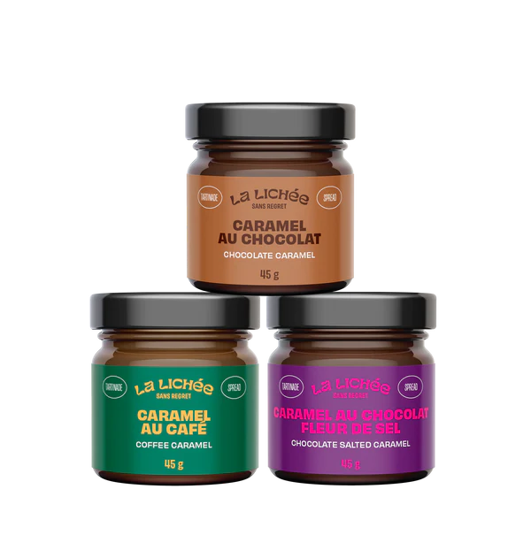 LA LICHÉE | Trio de caramel chocolat-café