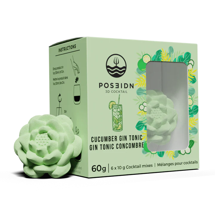 Bombes à cocktail Poseidn | Gin tonic concombre