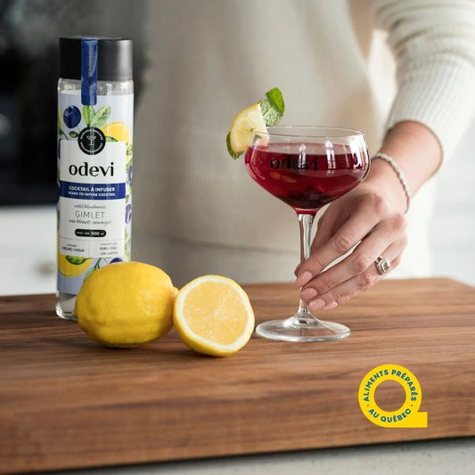 ODEVI | Cocktail à infuser Gimlet aux bleuets sauvages