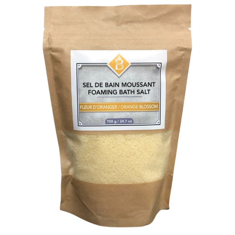 Sel de bain moussant fleur d'oranger | Signature Beauregard