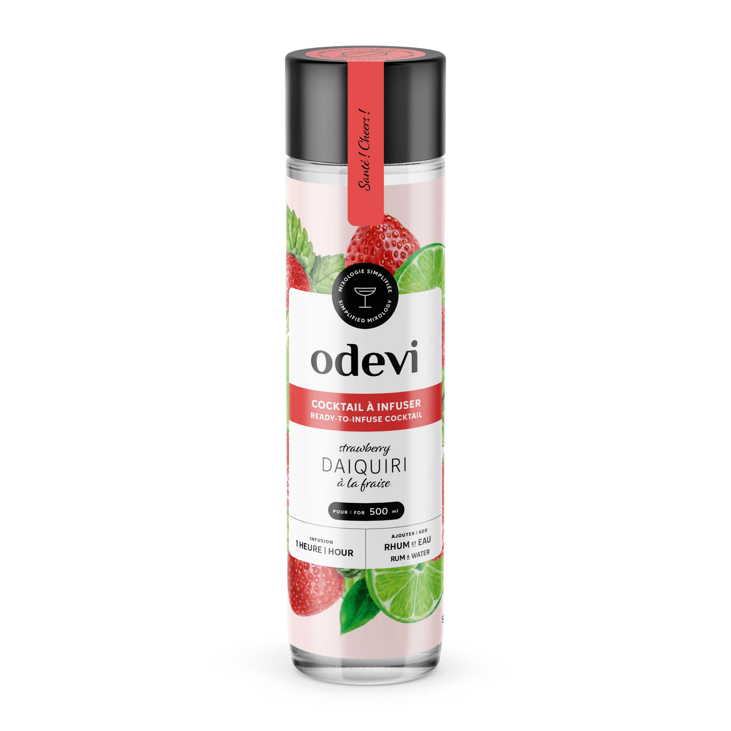ODEVI | Cocktail à infuser Daiquiri aux fraises