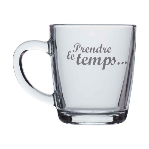 GARÇON DE TABLE | Tasse «Prendre le temps»
