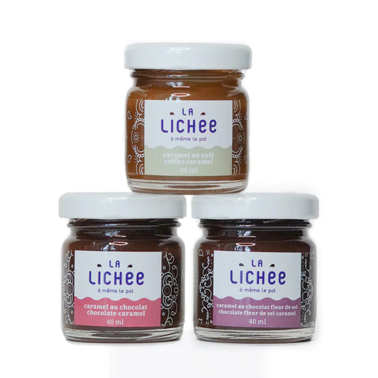 LA LICHÉE | Trio de caramel choco-café